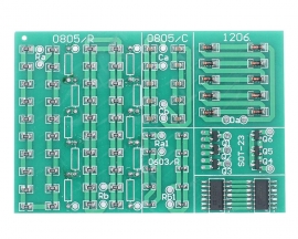 SMD LED Components Soldering Practice Board Soldering Skill Training Kit