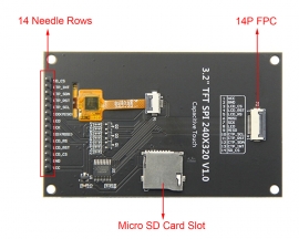 3.2in IPS TFT LCD Touch Display Screen 320x240 SPI 65K ILI9341 Driver