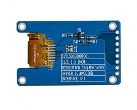 DC 3.3V 1.5inch IPS TFT LCD Display Module with RGB 240x280 Resolution NV3030B Driver SPI Interface