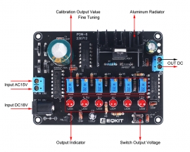 Step Down Voltage Converter Kit, DIY Soldering Project, AC15V/DC18V to DC 3V 4.5V 5V 6V 9V 12V  Buck Stabilized Power Supply Module