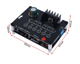 Step Down Voltage Converter Kit, DIY Soldering Project, AC15V/DC18V to DC 3V 4.5V 5V 6V 9V 12V Buck Stabilized Power Supply Module with Adapter