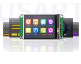 3.2in IPS TFT LCD Touch Display Screen 320*240 HIMI UART Intelligent Display Screen
