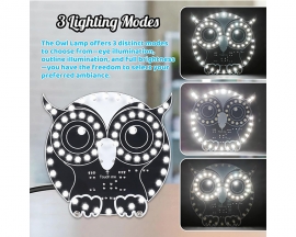 ICStation Soldering Learning Kit, Touch Control Owl Light Soldering Practice Kit With Brightness Adjustment, Owl Shaped LED Light DIY Kit for School Students STEM Education