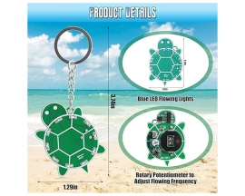 2pcs Turtle Keychain Soldering Kit with SMD LED Lights, DIY Soldering Kit for Beginners Students Adults, DIY Presents Keychain Decoration
