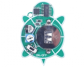 2pcs Turtle Keychain Soldering Kit with SMD LED Lights, DIY Soldering Kit for Beginners Students Adults, DIY Presents Keychain Decoration