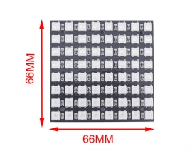 5V 64Bit RGB LED Light Board WS2812B 8*8 Dot Matrix Display Screen