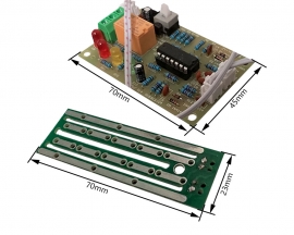 DIY Kit for Liquid Level Controller with Water Tank Level Detection and Automatic Pumping Module - Electronic Soldering Skill Practice Kits