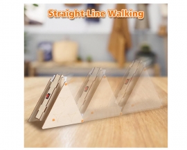 DIY Wooden Triangle Walking Robot Kit Dual-Crank Walking Mechanism STEM Kit DIY Science Experiment Engineering Project for Teens & Adults