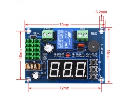 DC8V-60V Battery Voltage Monitor, Lithium Battery Undervoltage Protector Discharge Controller Protection Board