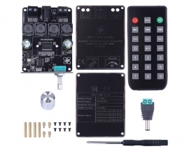 30W+30W HIFI Bluetooth-compatible Amplifier Board, TPA3118 BLE 5.1 Stereo Audio Amp, APP/Infrared Remote Control