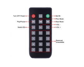 30W+30W HIFI Bluetooth-compatible Amplifier Board, TPA3118 BLE 5.1 Stereo Audio Amp, APP/Infrared Remote Control