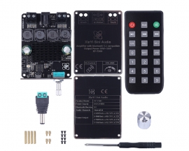 50W+50W HIFI Bluetooth-Compatible Amplifier Board, TPA3116 BLE5.1 Stereo Audio Amp, APP/Infrared Remote Control