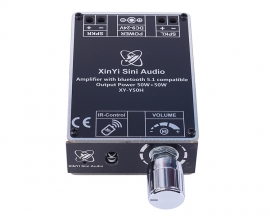 50W+50W HIFI Bluetooth-Compatible Amplifier Board, TPA3116 BLE5.1 Stereo Audio Amp, APP/Infrared Remote Control