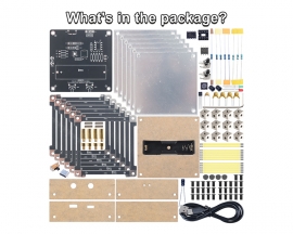 DIY LED Filament Cube Light Soldering Project Brightness Adjustable Night Light Cool Desk Decor Gift Ideas STEM Electroics Project