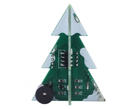 3D Mini PCB Christmas Tree with Music DIY Kit, SMD Component Soldering Kit