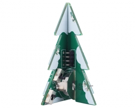 3D Mini PCB Christmas Tree with Music DIY Kit, SMD Component Soldering Kit