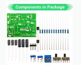 DIY Negative Feedback Amplifier Circuit Kit with Capacitor-Coupled Analogue Electronic Technology Training Parts