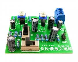 DIY Negative Feedback Amplifier Circuit Kit with Capacitor-Coupled Analogue Electronic Technology Training Parts